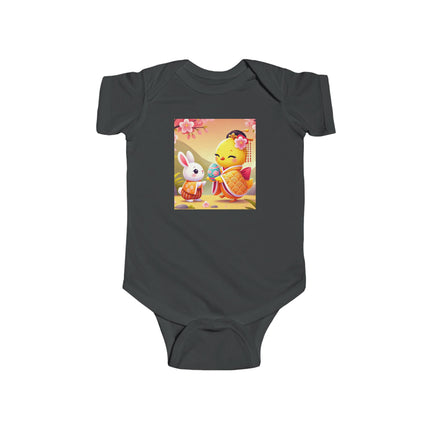 Whimsical Springtime Exchange Infant Fine Jersey Bodysuit