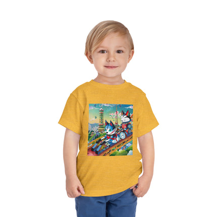 Kitsune Carnival Toddler Short Sleeve Tee