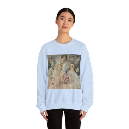 Les Femmes Fatales by Gerda Wegener Heavy Blend™ Crewneck Sweatshirt