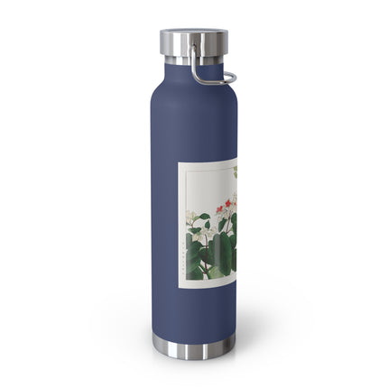 Clerodendrum & Rudbeckia by Tanigami Kônan Copper Vacuum Insulated Bottle, 22oz