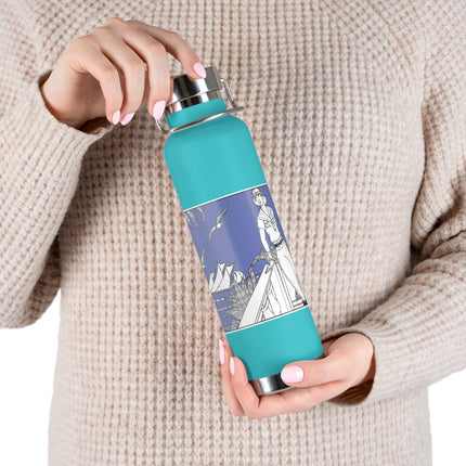 Coastal Elegance Copper Vacuum Insulated Bottle, 22oz