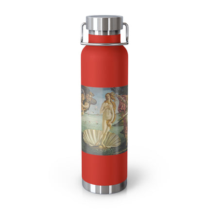 Birth of Venus by Sandro Botticelli Copper Vacuum Insulated Bottle, 22oz