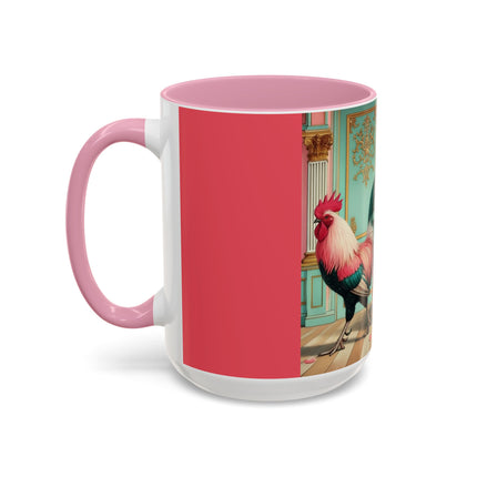 The Salon Rooster Colorful Mugs (11oz, 15oz)