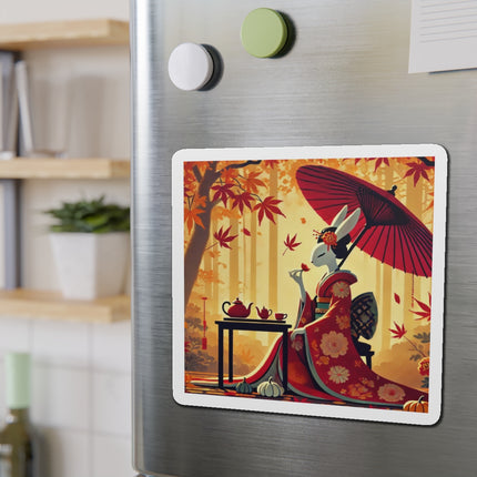 Theatrical Harvest Rabbit Die-Cut Magnets (5 Sizes)