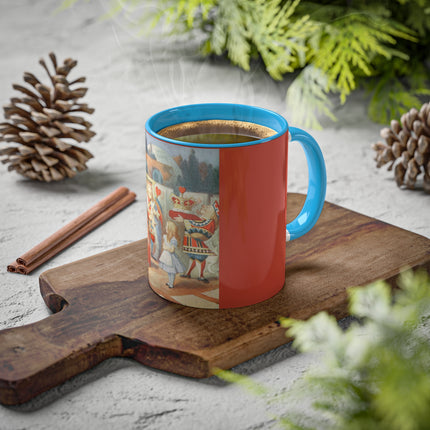 Off with her head! Off with— by Sir John Tenniel Colorful Mugs, 11oz