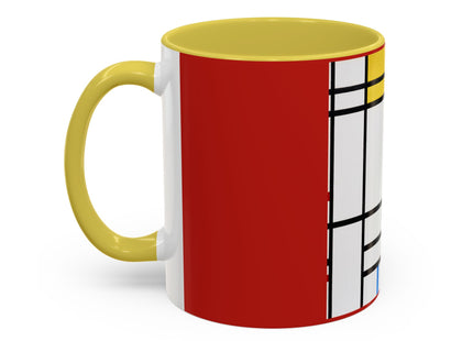 Place de la Concorde by Piet Mondrian Colorful Mugs (11oz, 15oz)