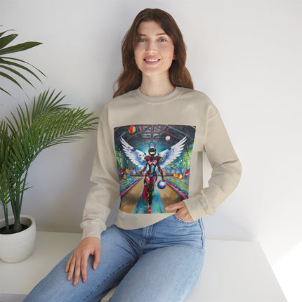 Samurai Robot Angels Unisex Heavy Blend™ Crewneck Sweatshirt
