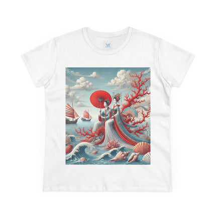 Ladies by the Quiet Sea Cotton Tee