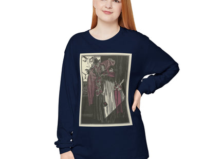 L’écran by Fernand Siméon Garment-dyed Long Sleeve T-Shirt