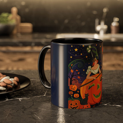 🧙‍♀️🎃 The Witch Of Pumpkin Moon Hollow Colorful Mug – Whimsical Halloween Magic