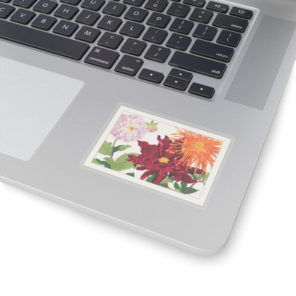 Dahlia by Tanigami Kônan Kiss-Cut Stickers (4 Sizes)