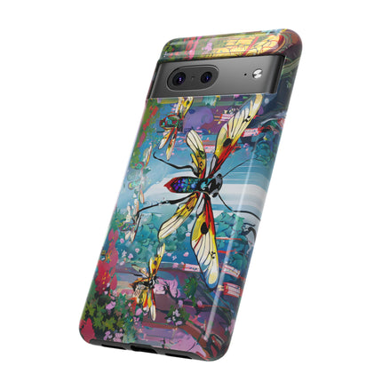 Neon Swarm Phone Cases