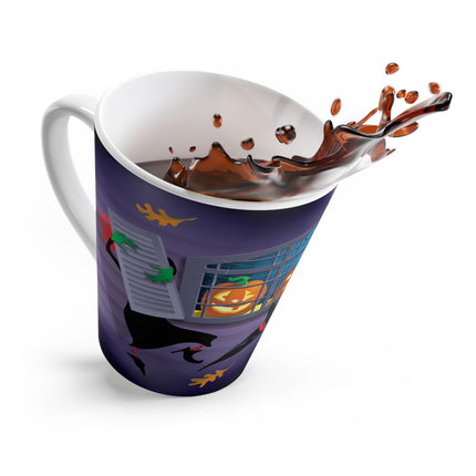 Whimsical Halloween Mischief Latte Mug
