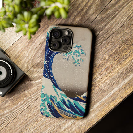 The Great Wave off Kanagawa by Katsushika Hokusai Phone Cases
