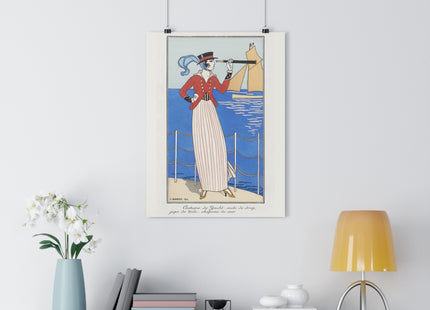 Costume de Yacht by George Barbier Giclée Art Print