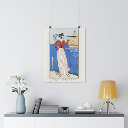 Costume de Yacht by George Barbier Giclée Art Print