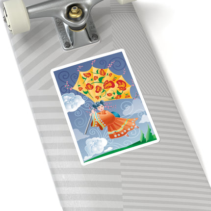 Flight of Blossoms Kiss-Cut Stickers (4 Sizes)