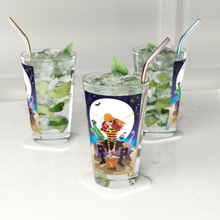 Moonlit Pirate Halloween Glass, 16oz