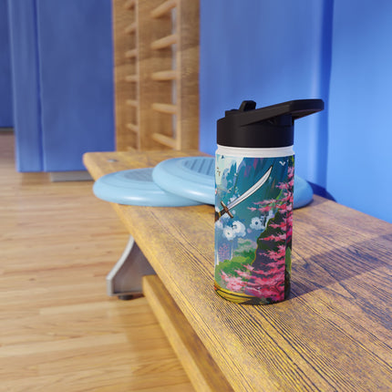 Cyber Samurai Rat Stainless Steel Water Bottle