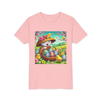 Geisha Kitten’s Easter Delight Youth Short Sleeve Tee