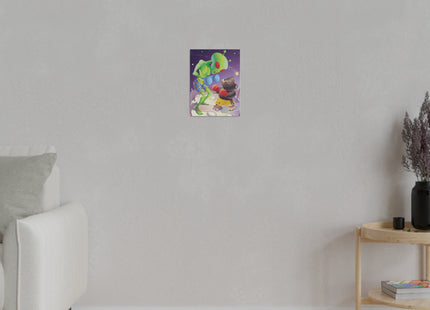 Cosmic Clash Matte Canvas, Stretched, 0.75"