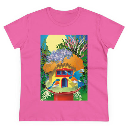 Birdhouse Haven Women's Midweight Cotton Tee
