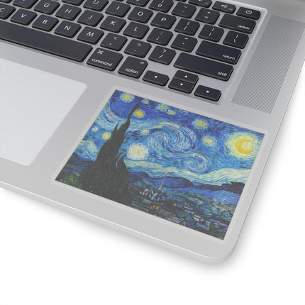 The Starry Night by Vincent Van Gogh Kiss-Cut Stickers (4 Sizes)