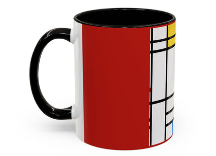 Place de la Concorde by Piet Mondrian Colorful Mugs (11oz, 15oz)