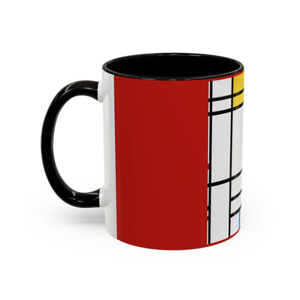 Place de la Concorde by Piet Mondrian Colorful Mugs (11oz, 15oz)