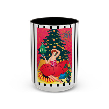 Art Deco Christmas Enchantment Colorful Mugs (11oz, 15oz)