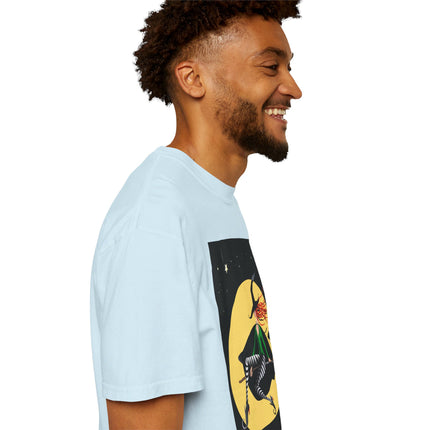 A Witch’s Moonlit Flight Unisex Garment-Dyed T-shirt