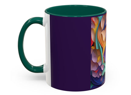 The Elegant Iris Flower Colorful Mugs (11oz, 15oz)