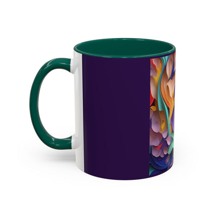The Elegant Iris Flower Colorful Mugs (11oz, 15oz)