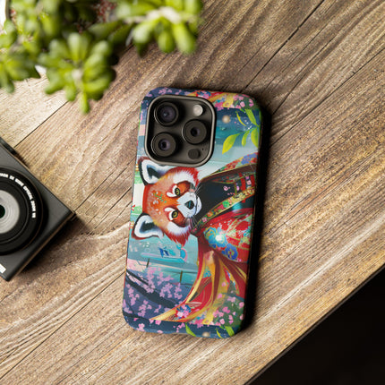Cybernetic Red Panda Phone Cases