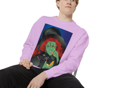 Mirror, Mirror A Witch's Touch Unisex Garment-Dyed Sweatshirt