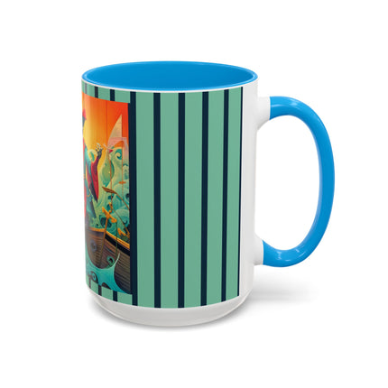 Skeleton Crew of the Misty Seas Colorful Mugs (11oz, 15oz)