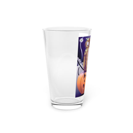 The Startled Pumpkin Glass, 16oz