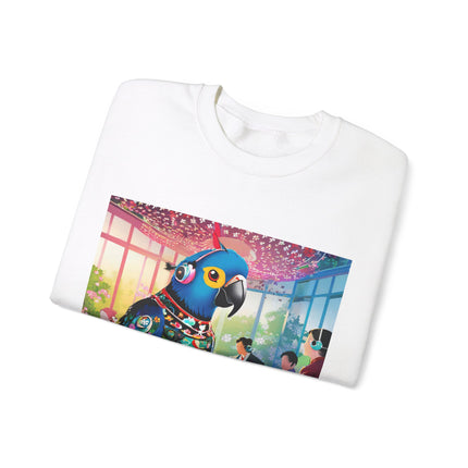 Parrot DJ Unisex Heavy Blend™ Crewneck Sweatshirt