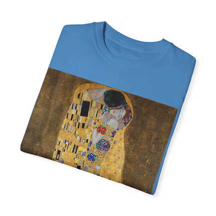 The Kiss by Gustav Klimt Unisex Garment-Dyed T-shirt