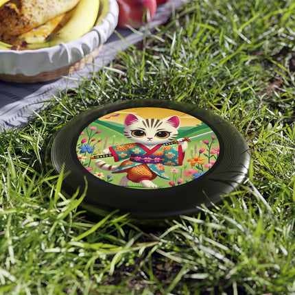 Samurai Kitten Wham-O Frisbee – Bold Strides & Honorable Blades