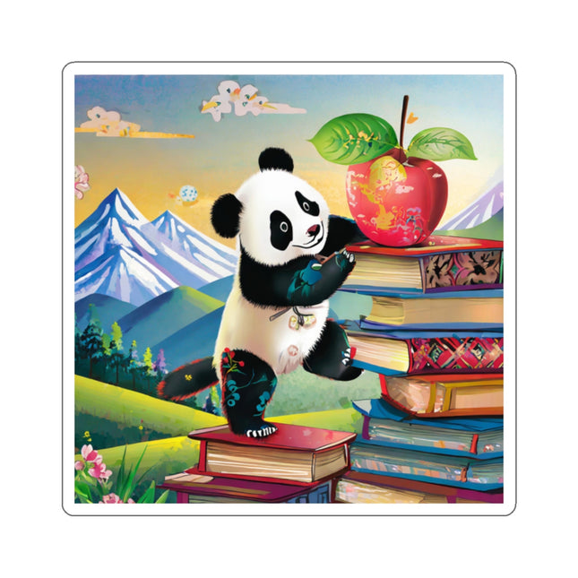 Cute Panda Kiss-Cut Stickers (4 Sizes)
