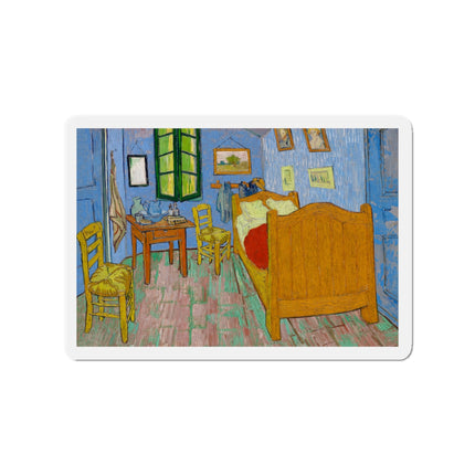 The Bedroom by Vincent van Gogh Die-Cut Magnets (5 Sizes)