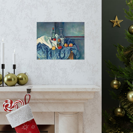 The Peppermint Bottle by Paul Cézanne Matte Horizontal Posters