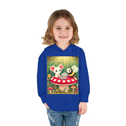 Tea Time Friends Toddler Pullover Fleece Hoodie
