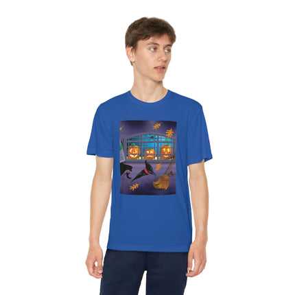 Whimsical Halloween Mischief Youth Competitor Tee
