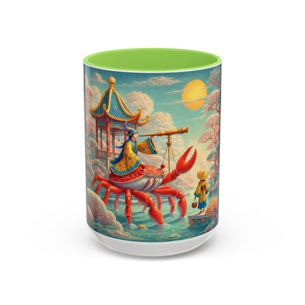 The Celestial Crab Navigator Colorful Mugs (11oz, 15oz)