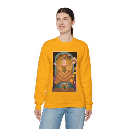 June & Pearl, Alexandrite (from the Gem Series) by Sofia Chiostri Heavy Blend™ Crewneck Sweatshirt