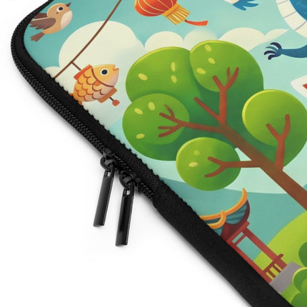 Rolling Along Together Laptop Sleeve – Friendship, Fun & Playful Adventure