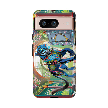 Cyber Panther's Hunt Phone Cases