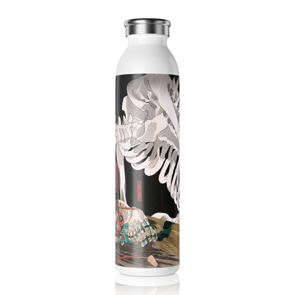 Mitsukuni Defying the Skeleton Spectre by Utagawa Kuniyoshi Slim Water Bottle